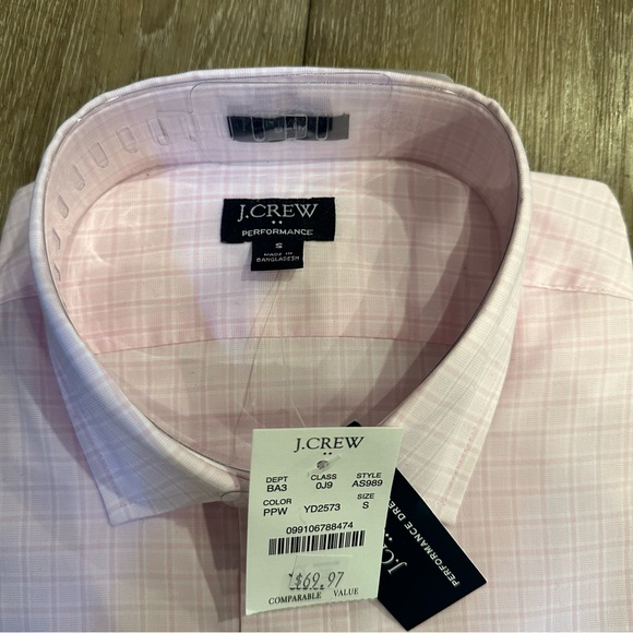 NWT JCrew performance button up shirt size small - Picture 2 of 3